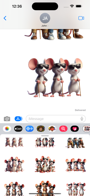 Three Blind Mice StickersiPhone版截圖5