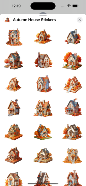 Autumn House StickersiPhone版截圖1