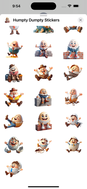 Humpty Dumpty StickersiPhone版截圖3