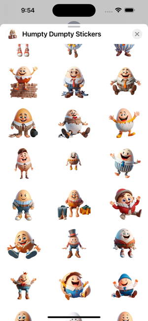 Humpty Dumpty StickersiPhone版截圖2