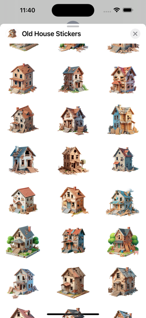 Old House StickersiPhone版截圖2