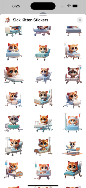 Sick Kitten StickersiPhone版截圖2