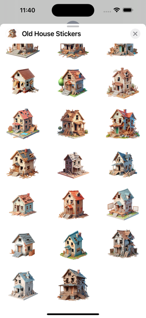 Old House StickersiPhone版截圖3