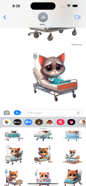 Sick Kitten StickersiPhone版截圖5