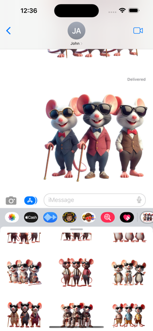 Three Blind Mice StickersiPhone版截圖6