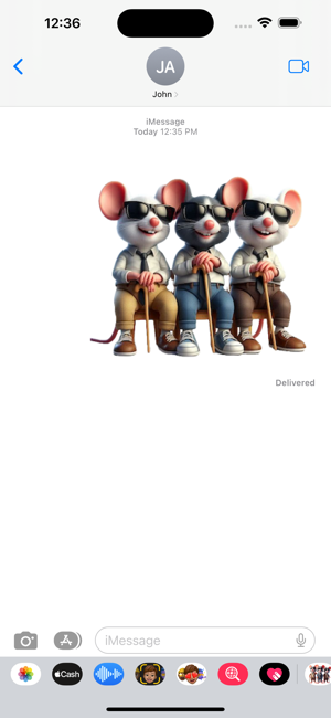 Three Blind Mice StickersiPhone版截圖4