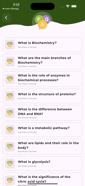 Learn Biochemistry [PRO]iPhone版截圖8