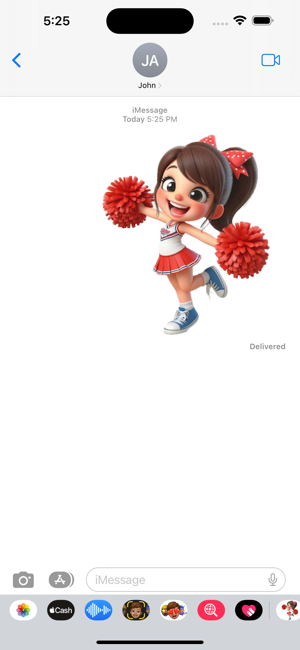 Happy Cheerleader StickersiPhone版截圖4