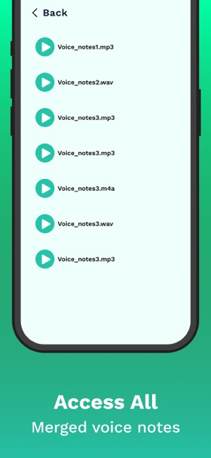 Voice Note MergeriPhone版截圖7