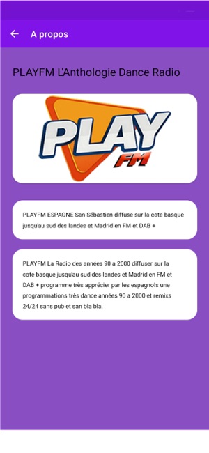 PLAYFM EspagneiPhone版截圖3