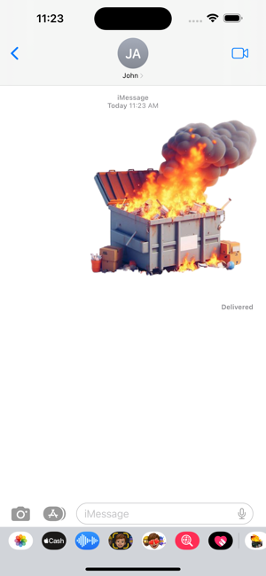 Dumpster Fire StickersiPhone版截圖4