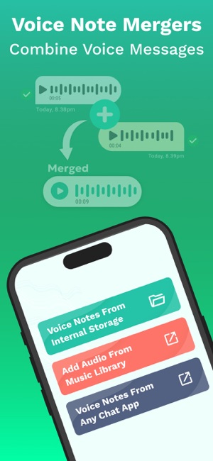 Voice Note MergeriPhone版截圖1