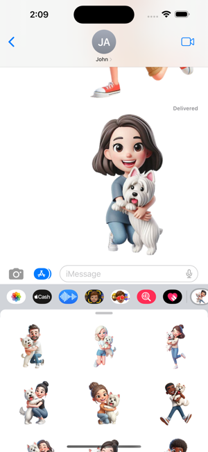 Westie Hug StickersiPhone版截圖5