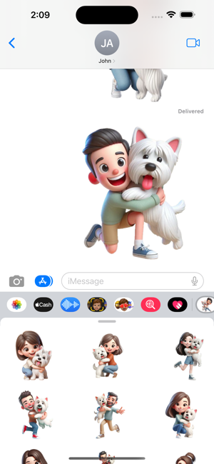 Westie Hug StickersiPhone版截圖6