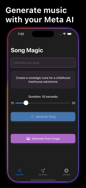 Song Magic: AI Music GeneratoriPhone版截圖1