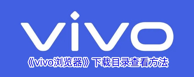 《vivo瀏覽器》下載目錄查看方法