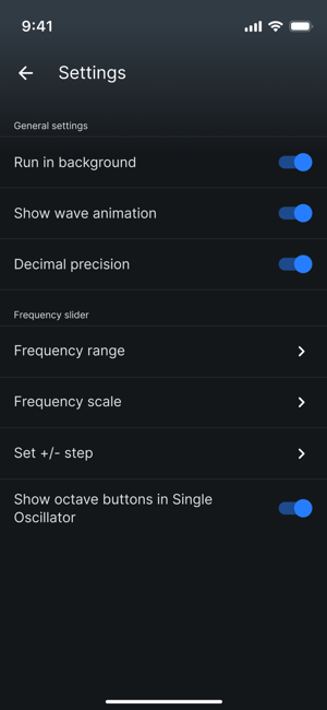 Frequency Generator (Sound)iPhone版截圖6