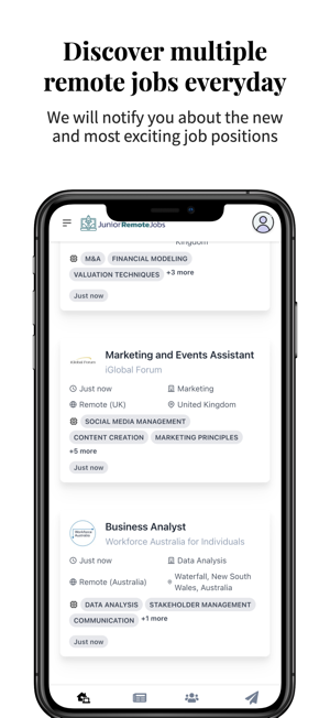 Junior Remote JobsiPhone版截圖2