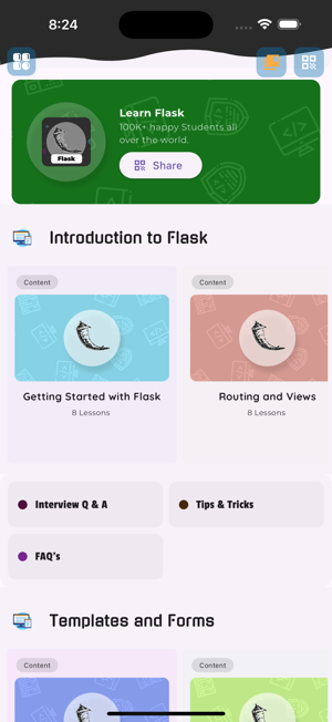 Learn Flask FrameworkiPhone版截圖1