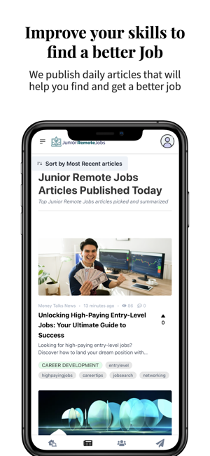 Junior Remote JobsiPhone版截圖4