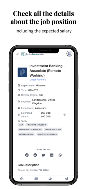 Junior Remote JobsiPhone版截圖3