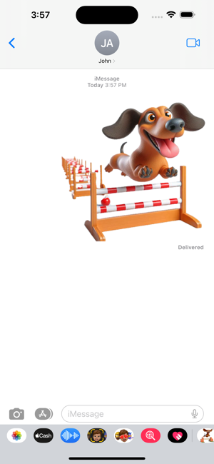 Dachshund Agility StickersiPhone版截圖4