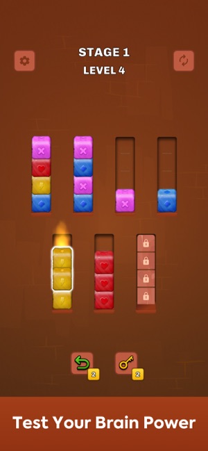 Colorstone Sort Puzzle GameiPhone版截圖3