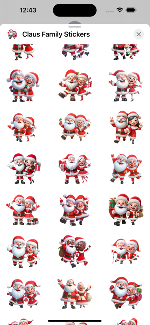 Claus Family StickersiPhone版截圖2