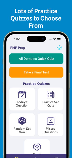 PMP Exam practiceiPhone版截圖1