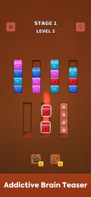 Colorstone Sort Puzzle GameiPhone版截圖1