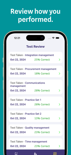 PMP Exam practiceiPhone版截圖2