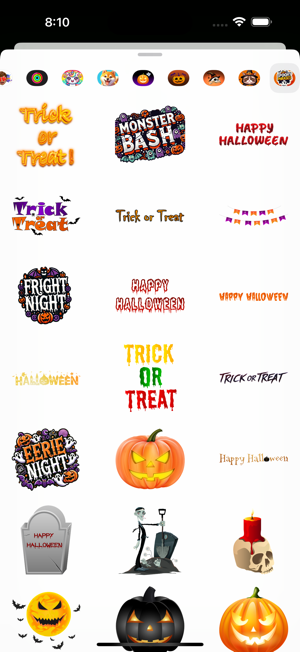 Spooky Phrases StickersiPhone版截圖4