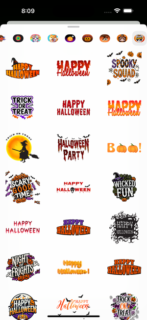 Spooky Phrases StickersiPhone版截圖1