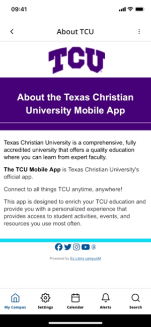 TCU campusMiPhone版截圖2