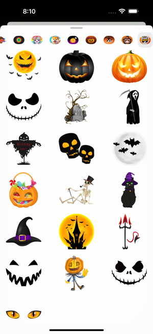 Spooky Phrases StickersiPhone版截圖5