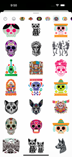 Dia de Muertos StickersiPhone版截圖3