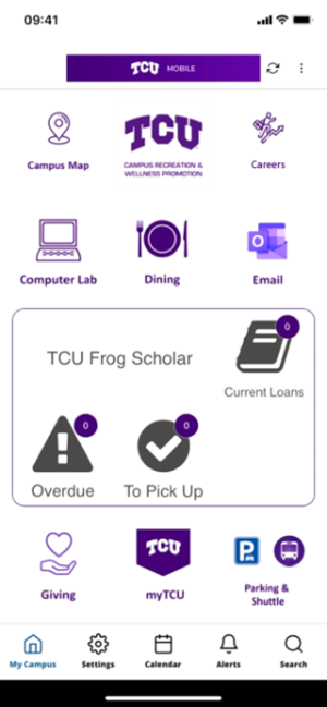 TCU campusMiPhone版截圖1