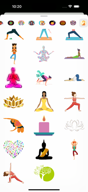 Meditation & Yoga StickersiPhone版截圖4