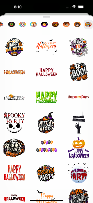 Spooky Phrases StickersiPhone版截圖2