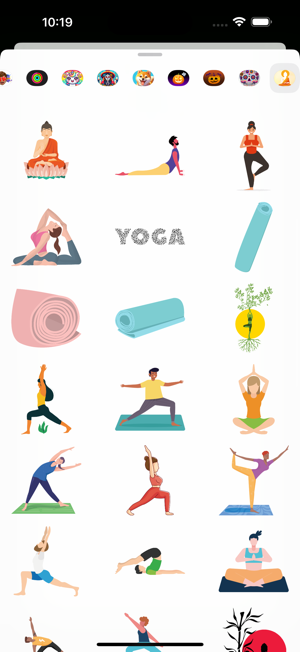 Meditation & Yoga StickersiPhone版截圖2