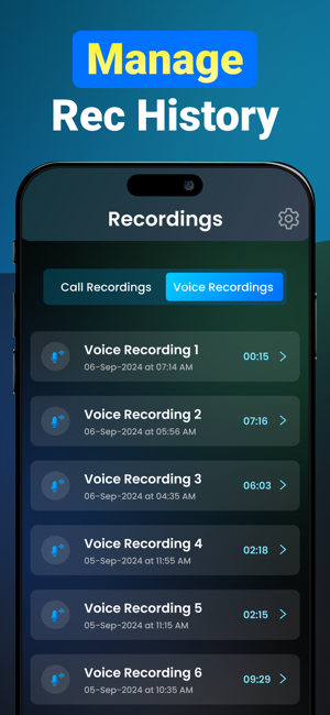 Call Recorder:Automatic RecordiPhone版截圖5