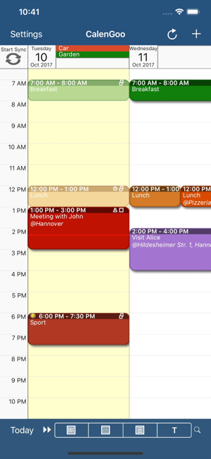 CalenGooCalendariPhone版截圖1