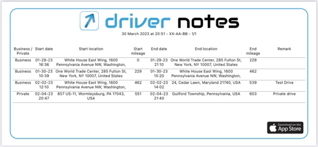 DriverNotesiPhone版截圖5